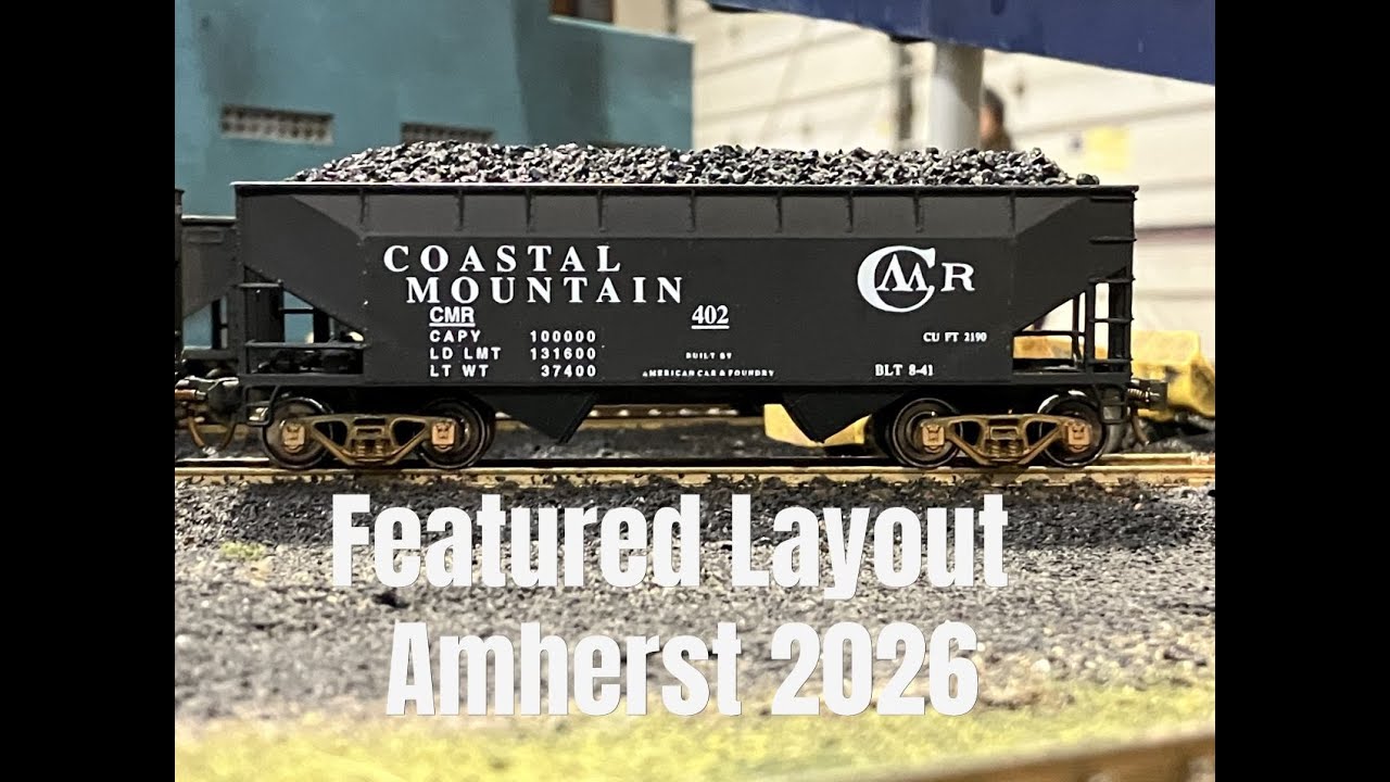 Coastal Mountain Railroad  Amherst 2026 Featured Layout   #amherst #modelrailroad #modelrailway