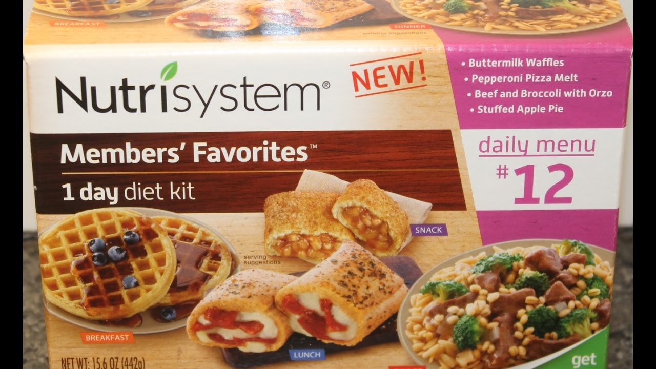 Nutrisystem Members’ Favorites 1 Day Diet Kit Daily Menu #12 Review