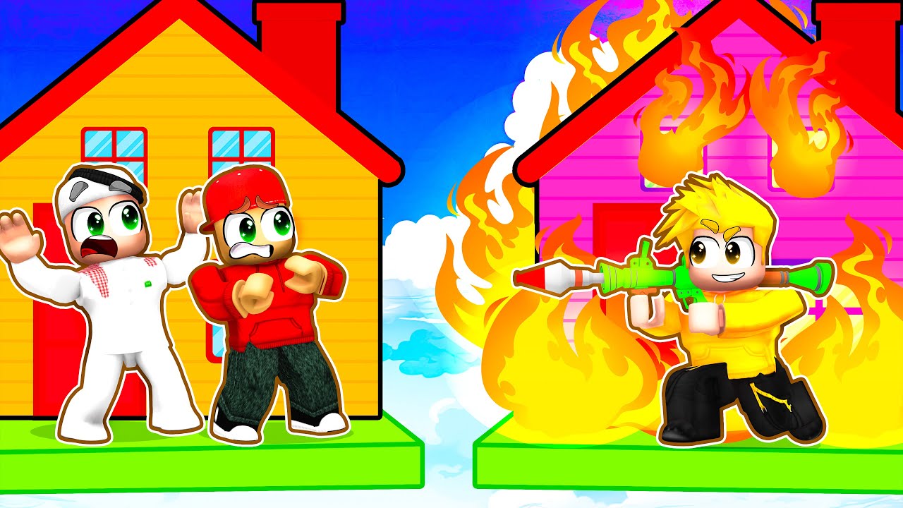 أحرقو بيتي لكن إنتقمت 😎🔥 ROBLOX