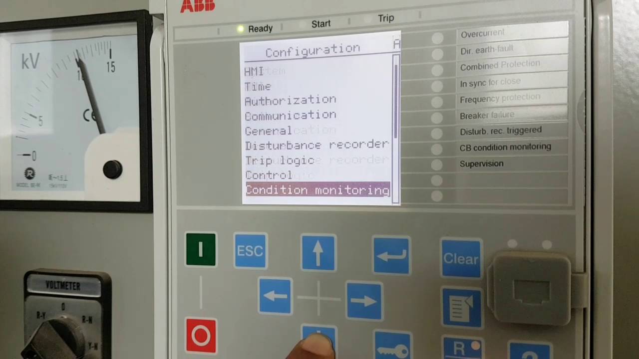 Конфигурация реле ABB REF615 (коэффициент трансформации трансформатора тока)