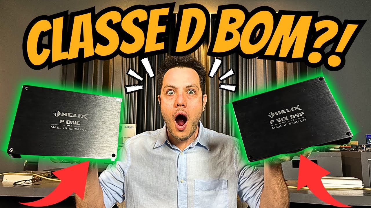 Esses Classe-D dão surra em muito Classe AB! Helix P-Six + P-One