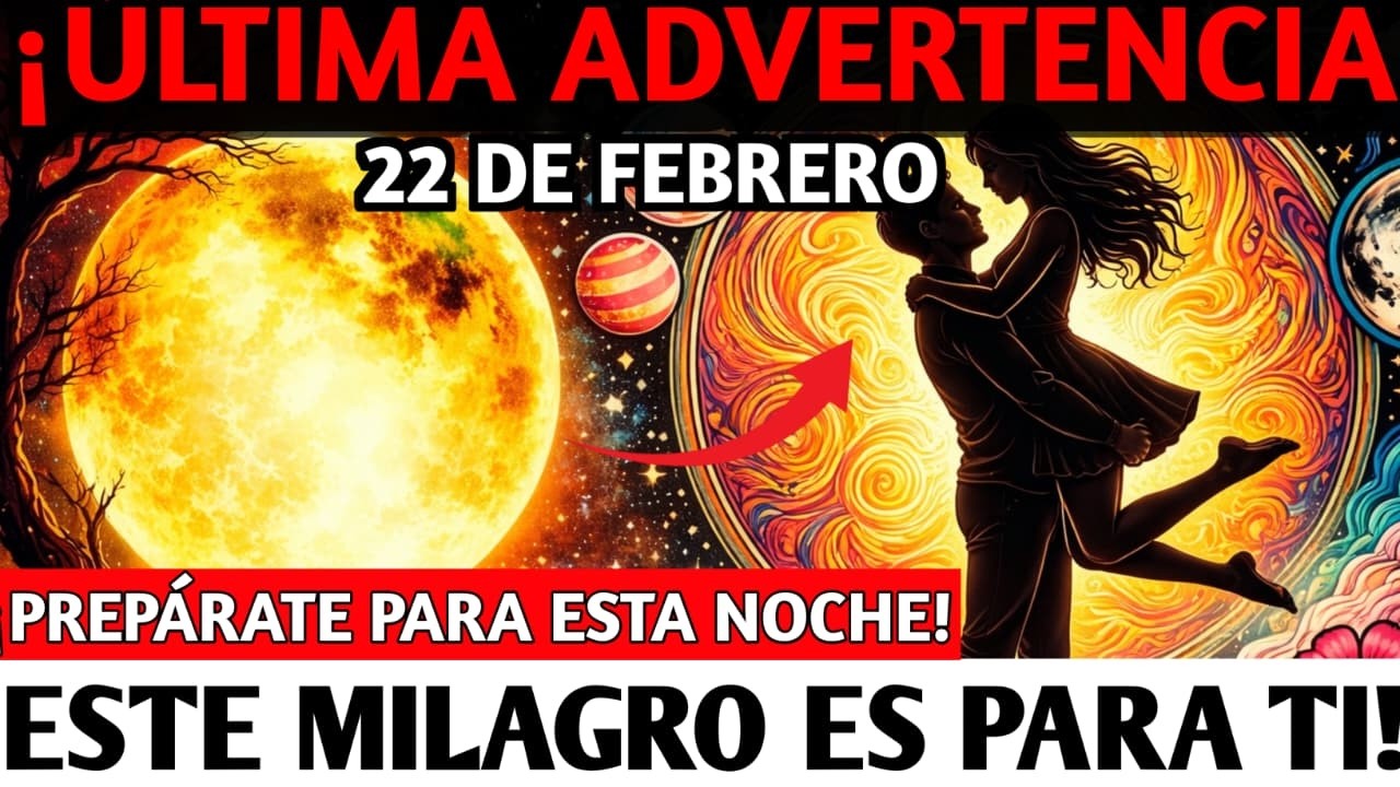 🚨Debes saber esto antes de mañana! 22 de febrero: ¡7 milagros que experimentarás en el Portal Lunar!
