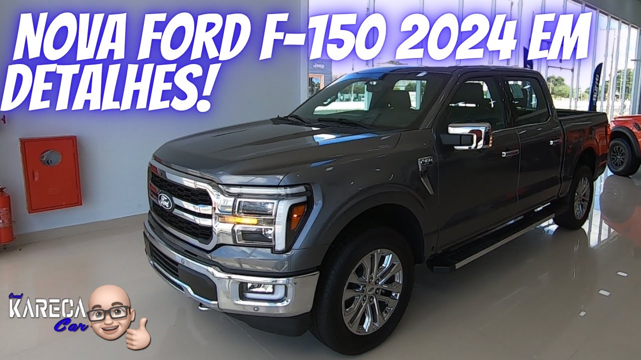 NOVA FORD F150 LARIAT 2024 EM DETALHES!!