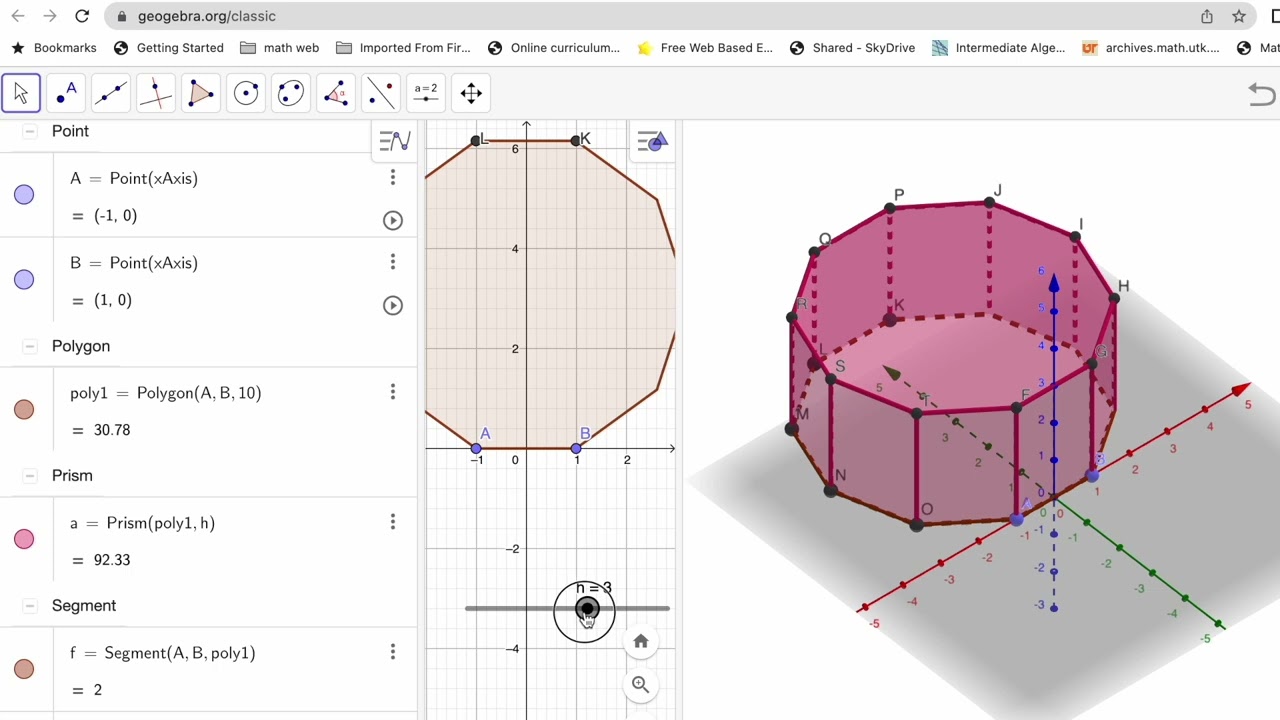 GeoGebra MultiScreen: 2D and 3D Transformations. 7th Jan Edited Recording Part-2. #geogebratutorial