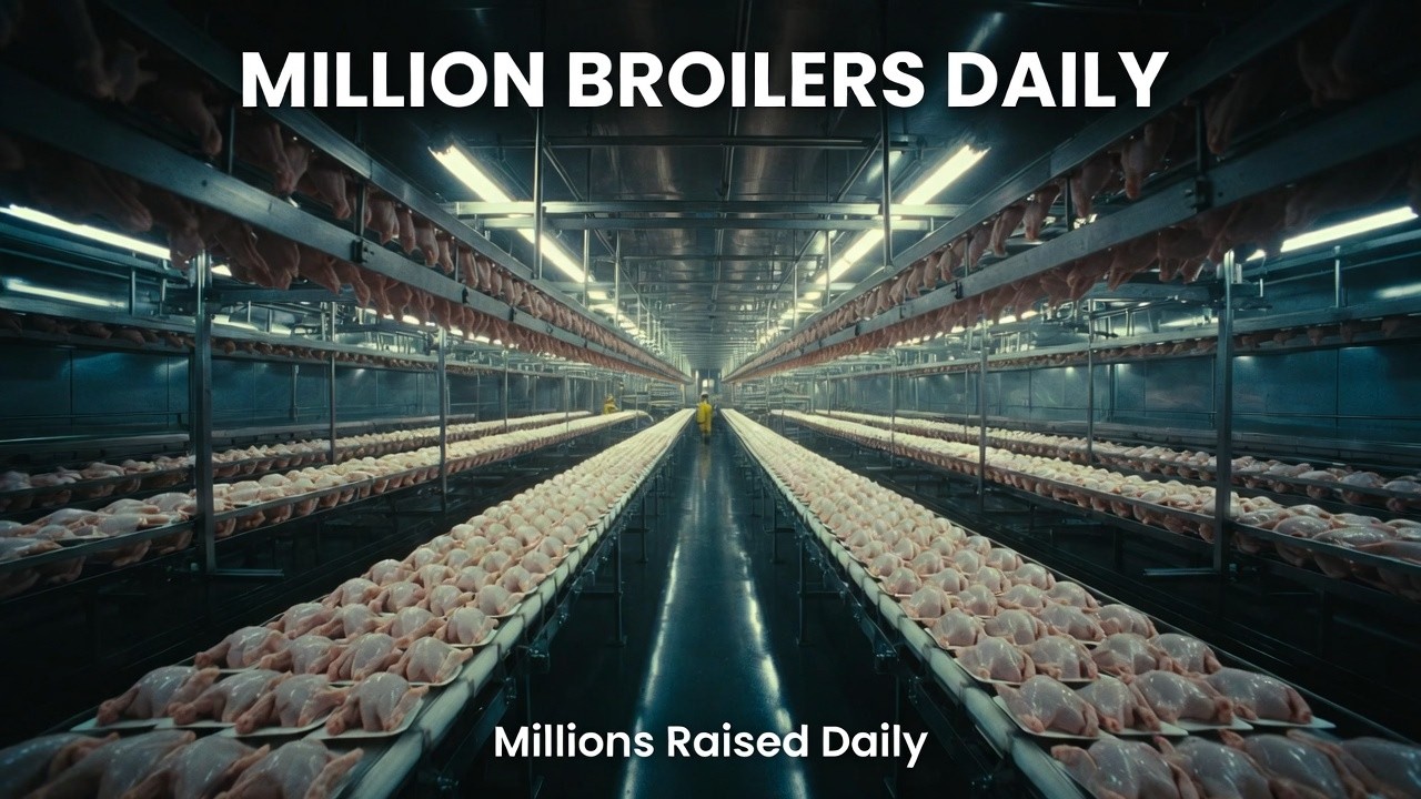 Inside the Mega Chicken Factory (Full Process) | How Million-Pound Broilers Are Made in UK