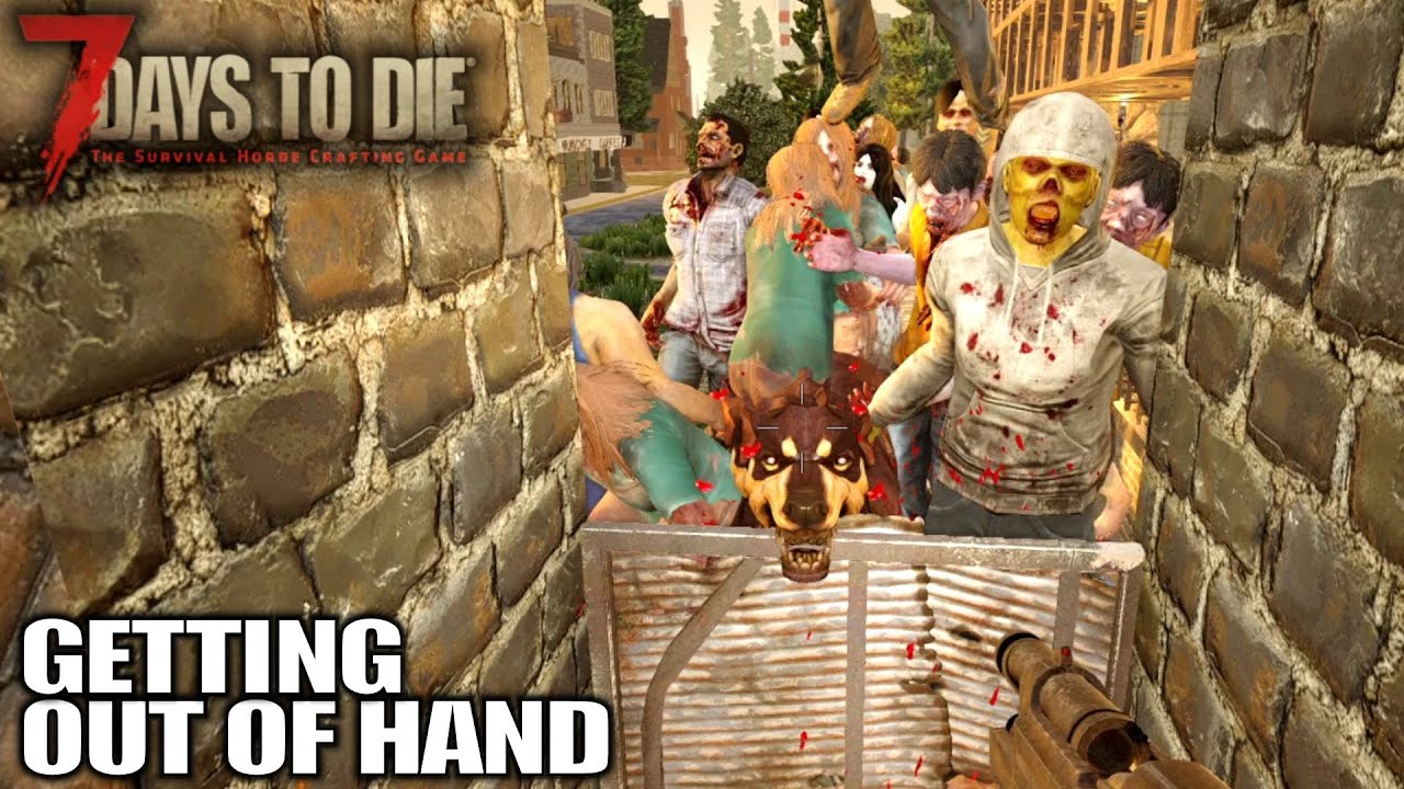 Unprepared XP Screamer Farming | 7 Days to Die Alpha 19 Gameplay | E16