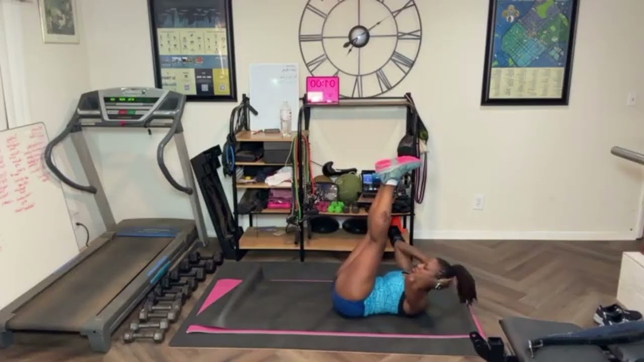 Calves and Abs. Get ready, it a short workout today.