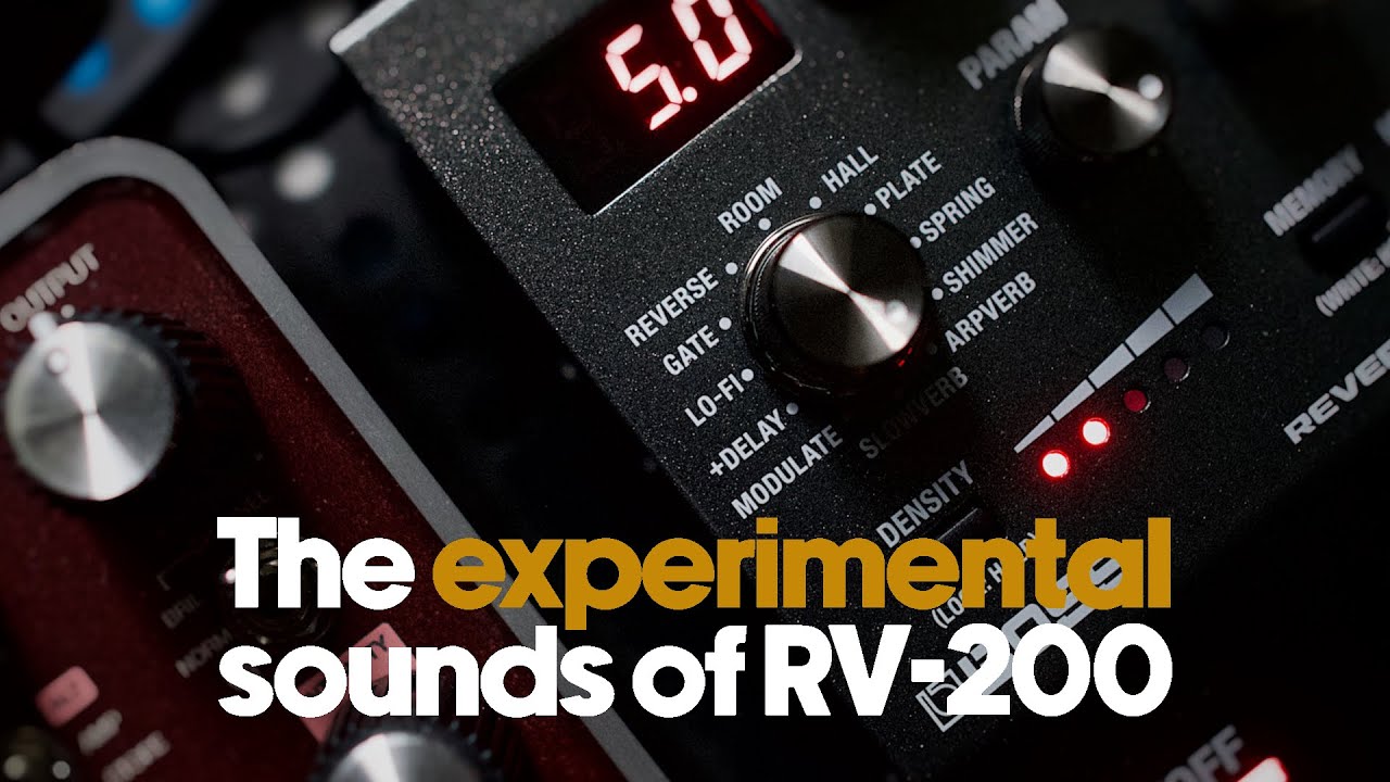 BOSS RV-200 - Ambient, Shoegaze & Experimental Sounds