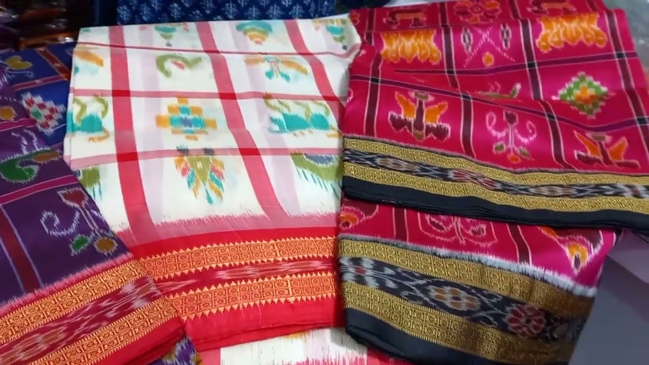 Traditional Odisha Handloom Famous Maniabandha Silk Sarees collection |  Sambalpuri Ikkat SIlk saree
