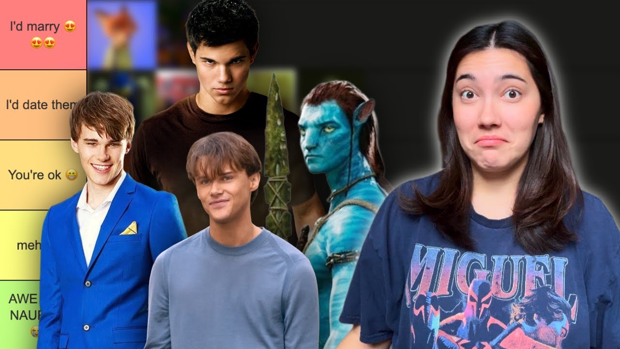 ranking fictional crushes (ft. my best friend)