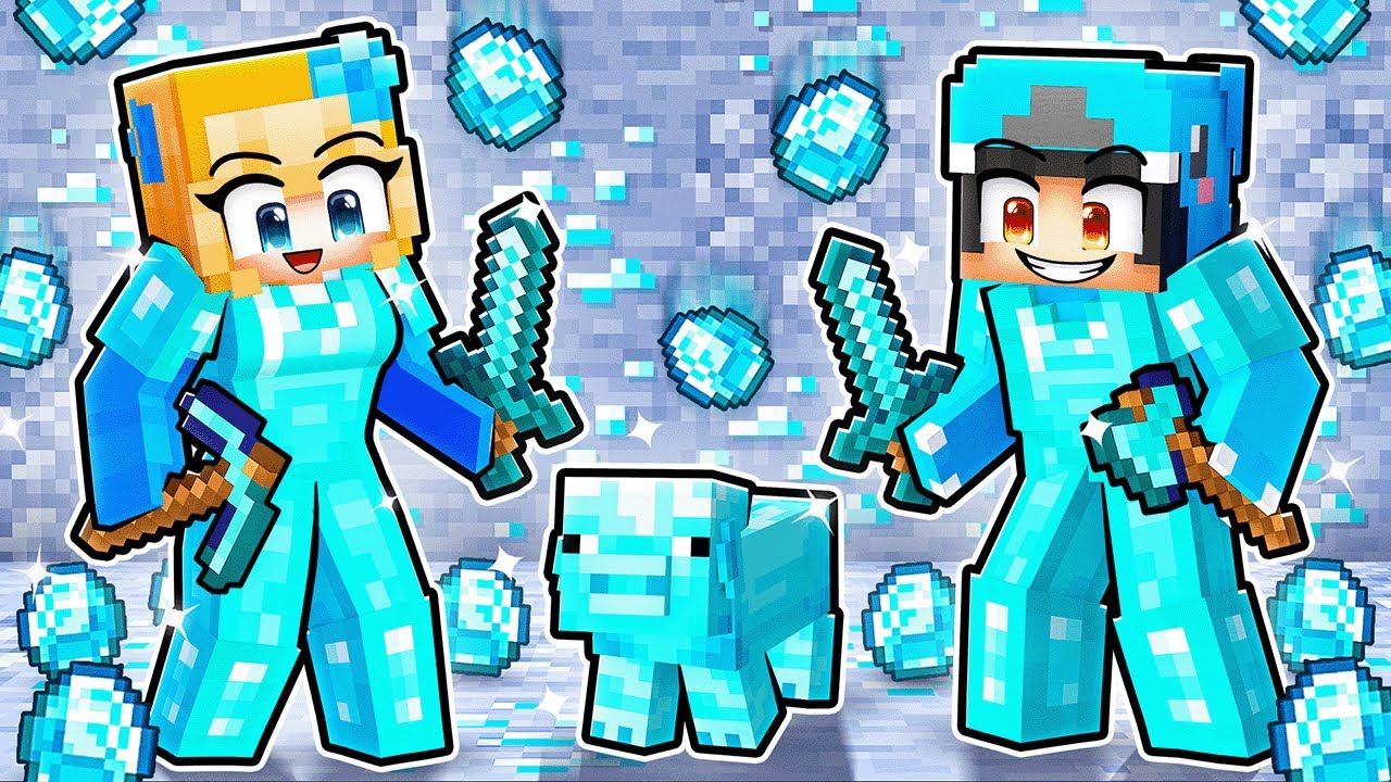 Minecraft, But I Have 1,000,000 Diamonds