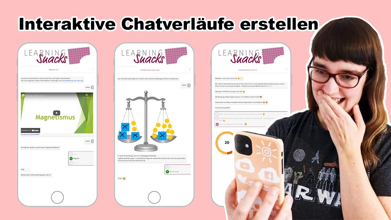 So erstellst du interaktive Chat-Verläufe für deinen Unterricht | LearningSnacks | Tutorial