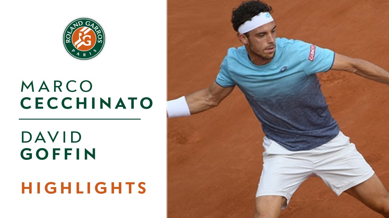 Marco Cecchinato vs David Goffin - Round 4 Highlights I Roland-Garros 2018