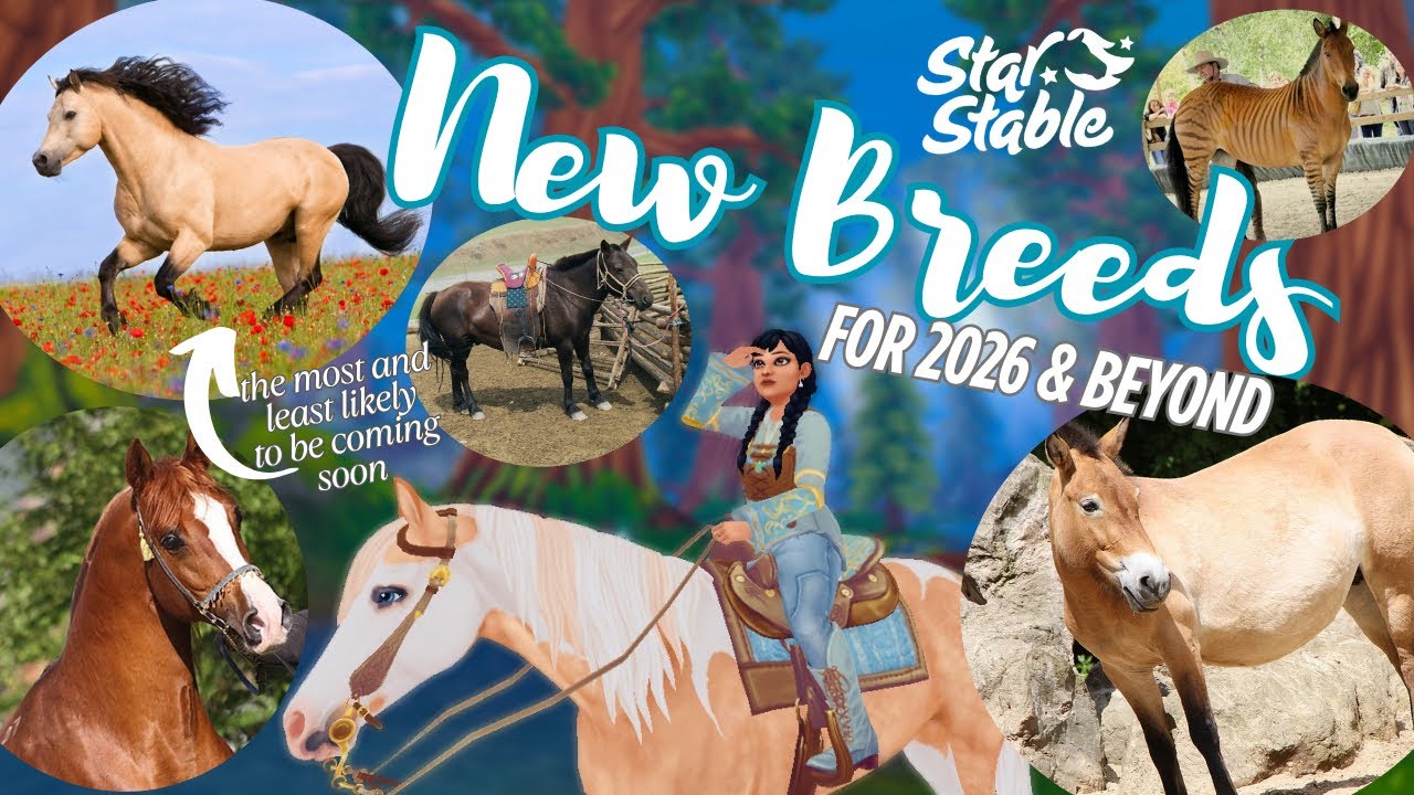 every FUTURE Star Stable horse breed based on the new survey!