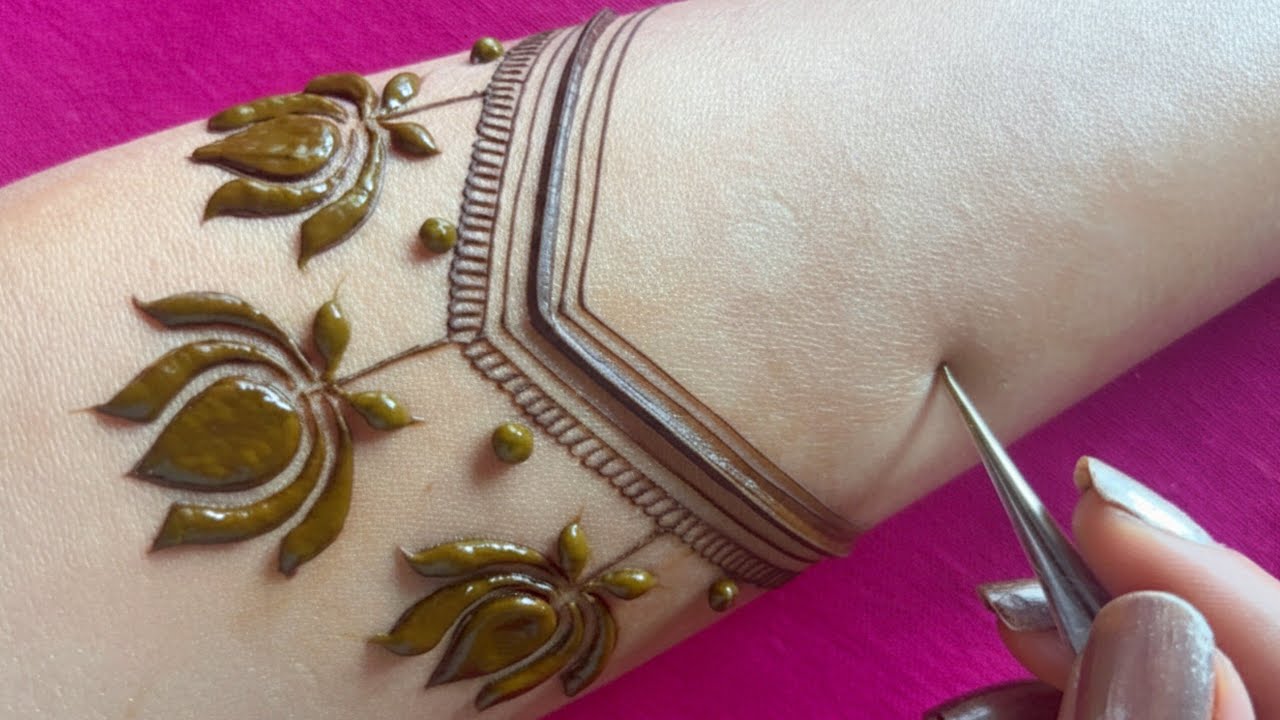 Latest New Trending Lotus Mehndi Design | Full Hand Mehndi Design | Bridal Mehndi | Mehndi Design 
