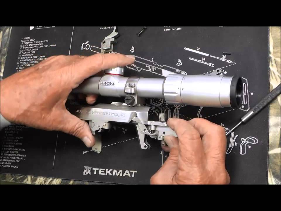 Ruger All Weather M77/22 Sear Installation