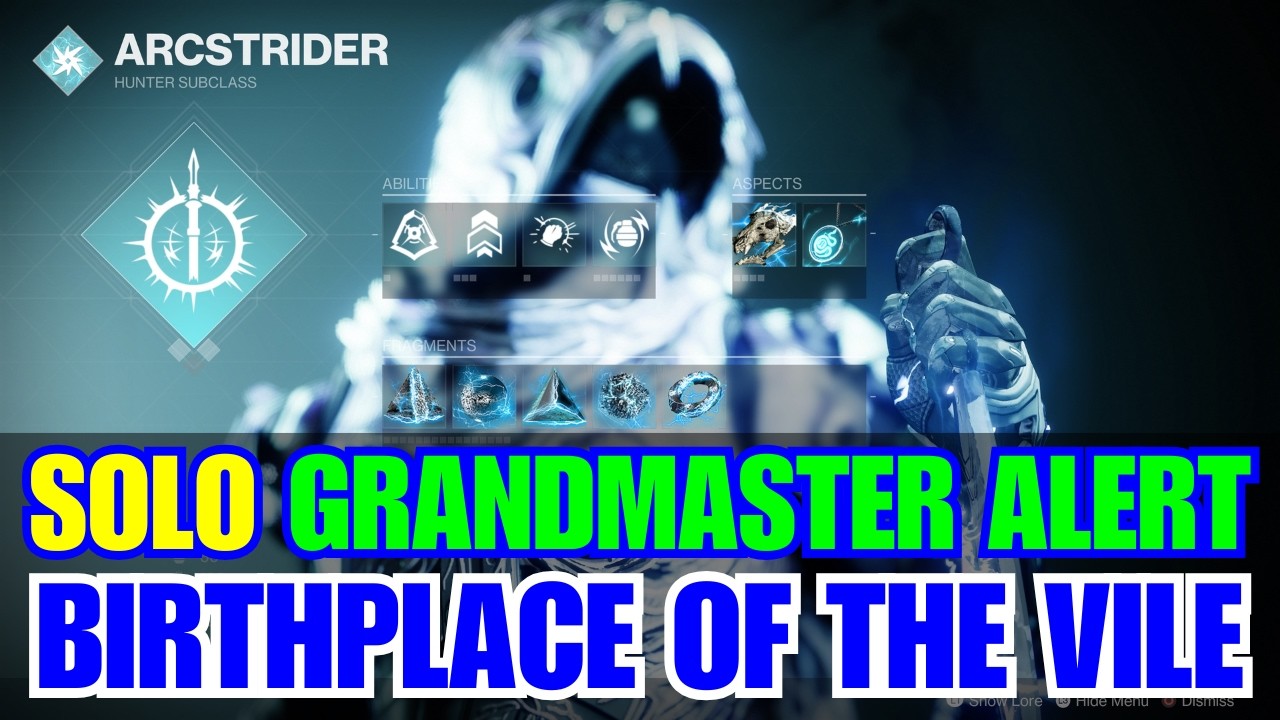 SOLO Grandmaster Vanguard Alert 