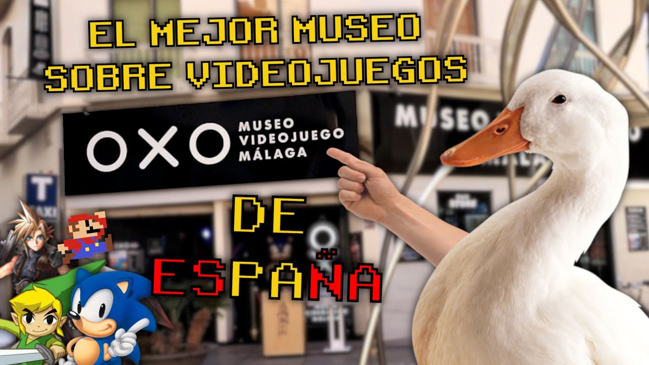 VISITANDO el MEJOR MUSEO sobre VIDEOJUEGOS de ESPAÑA | OXO Museo Videojuego Málaga - Duckkk