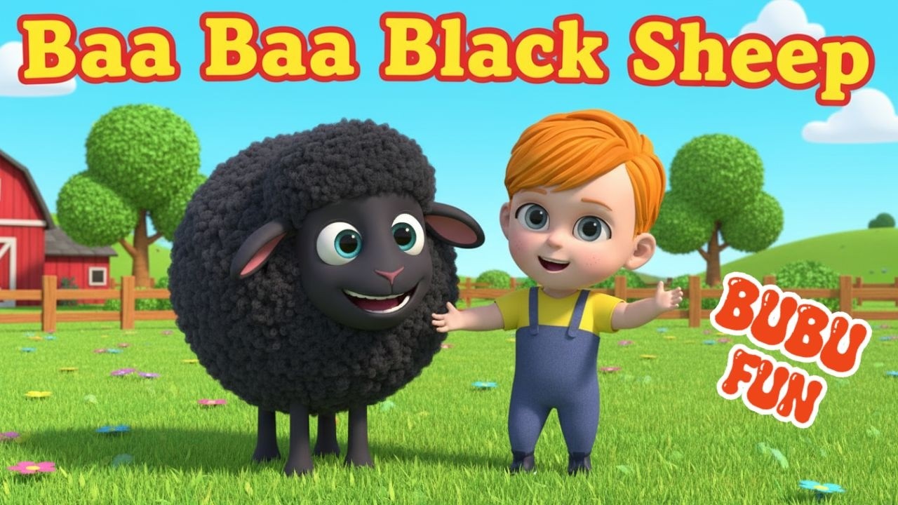 Baa Baa Black Sheep 🐑 | Kids Nursery Rhymes & Baby Songs | BuBu Fun