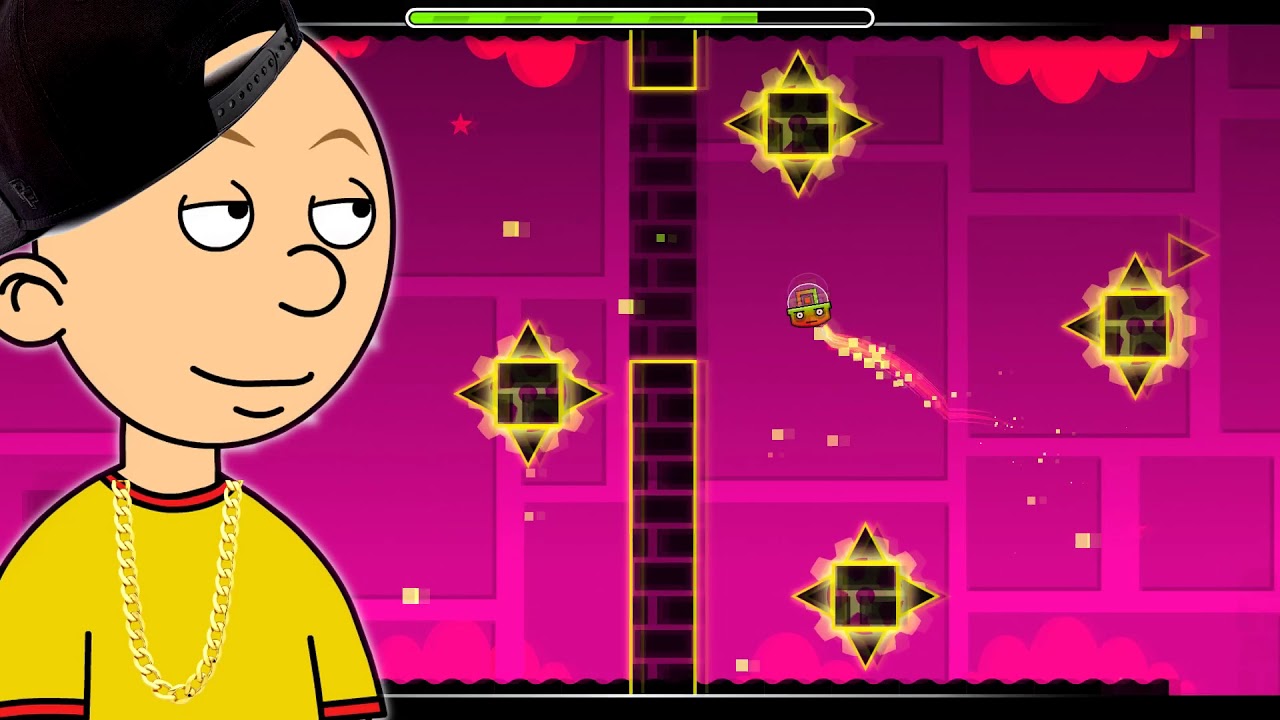 Boris VS Caillou: Geometry Dash Part 2
