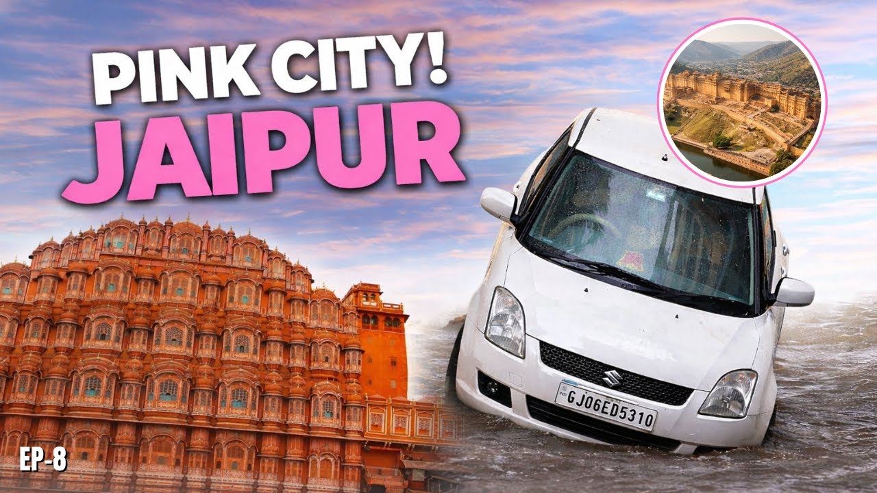 Jaipur Tourist Places - Pink City of India | Fort, Palace & food | Ayodhya Road Trip #EP-8 #jaipur