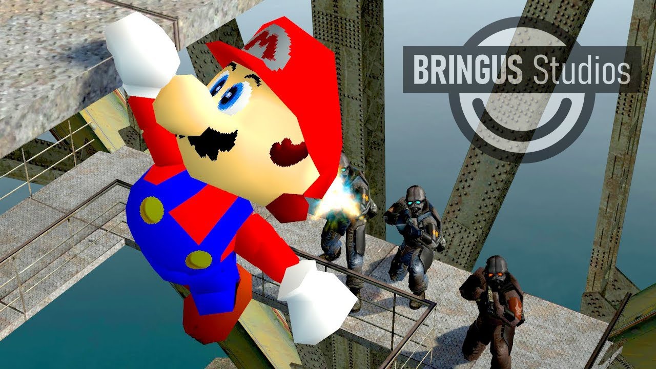 I CONTINUED Playing All Of Half-Life 2 as Mario (64)