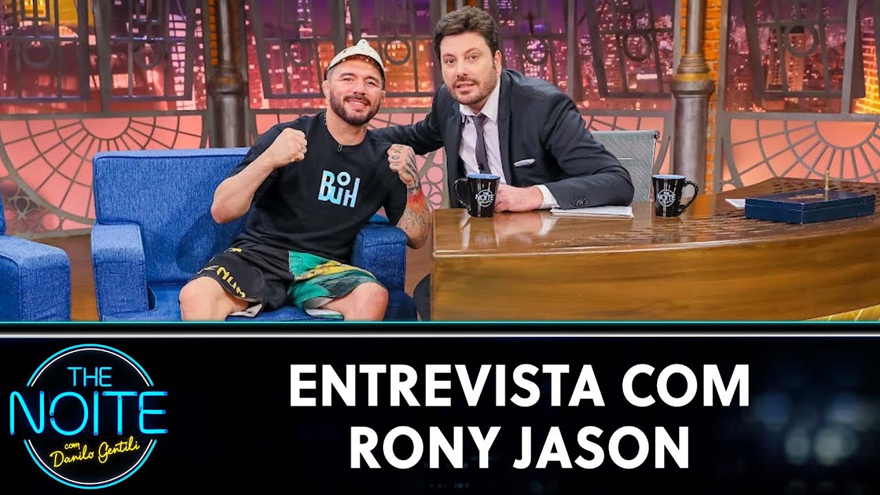 Entrevista com o lutador Rony Jason | The Noite (05/09/22)