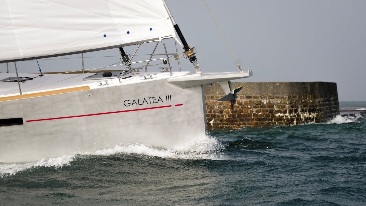 Windy sailing session on board an Allures 45.9