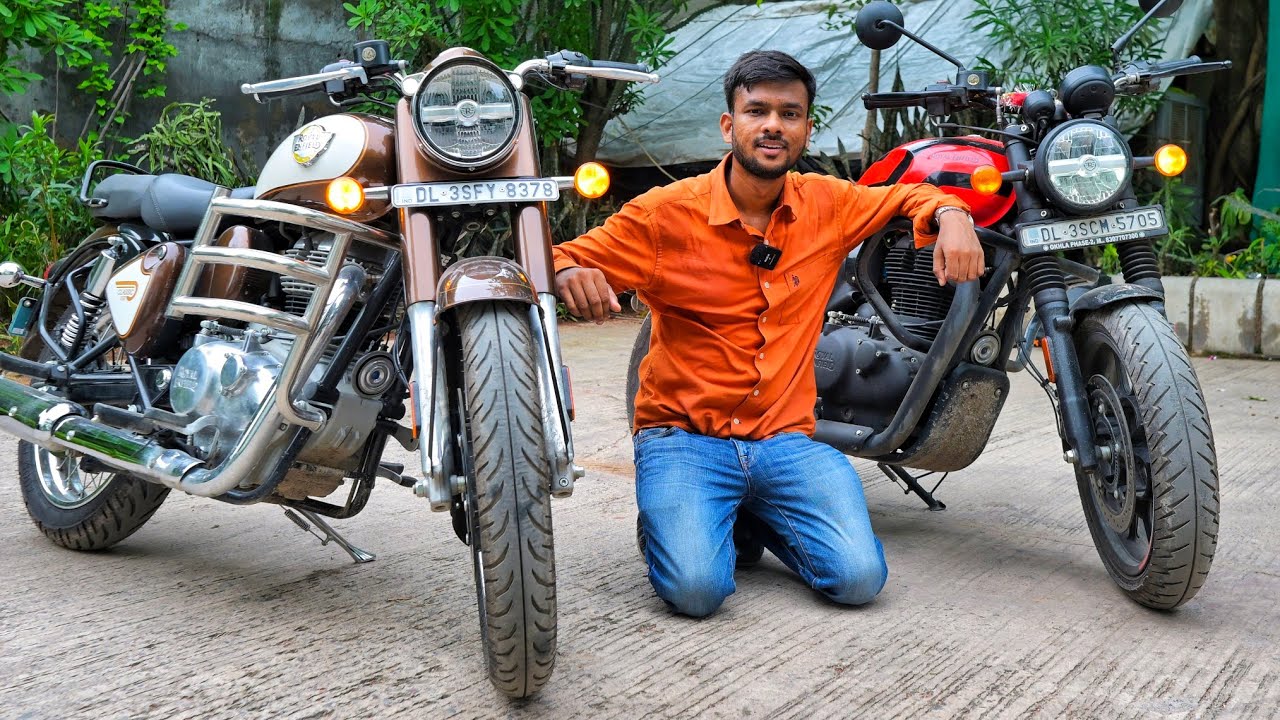 2025 Model Royal Enfield Classic 350 Vs Hunter 350 Detailed Comparison 