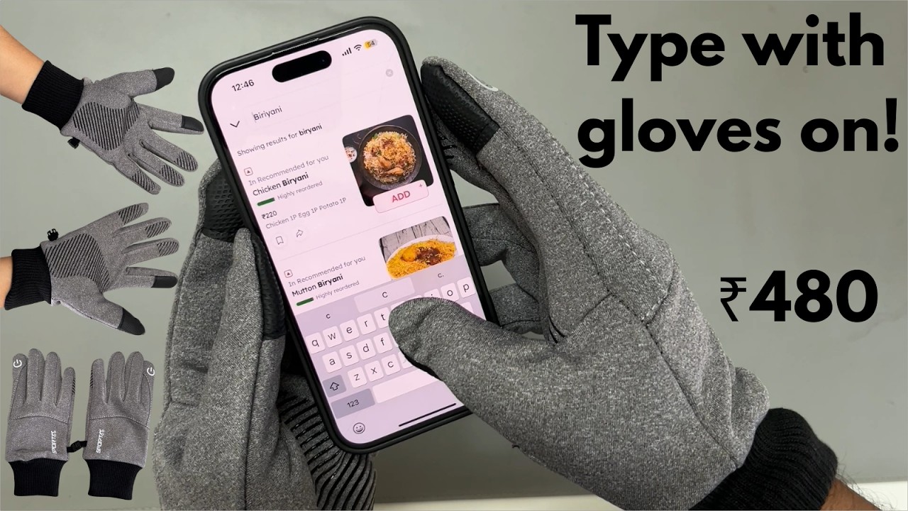 Touchscreen Friendly?! 📱The Perfect Grip! 🧤Unisex Bike Gloves: Full Finger Gloves Review