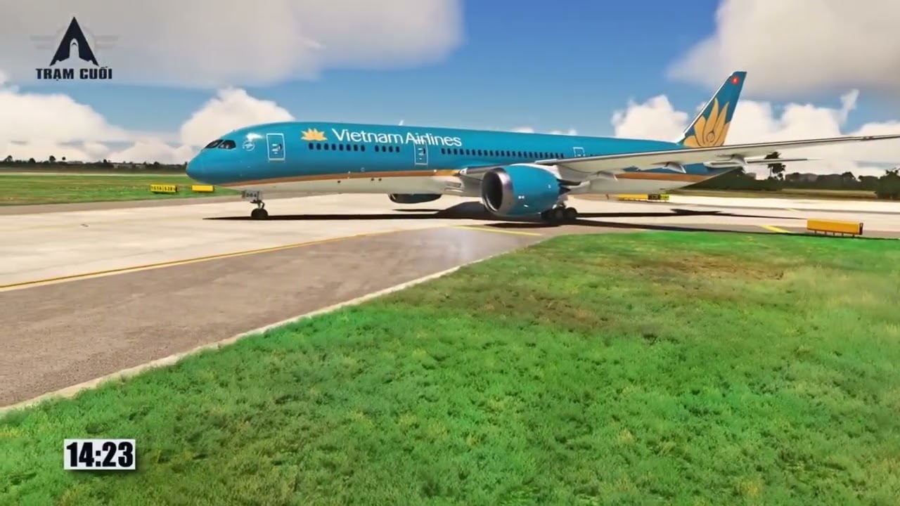 Mô tả sự cố va chạm tại sân bay Nội Bài của hãng hàng không Vietnam Airlines