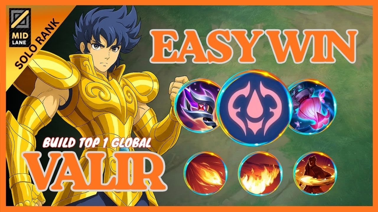 VALIR BUILD TOP 1 GLOBAL FULL  ITEM BEST DAMAGE - VALIR GAMEPLAY