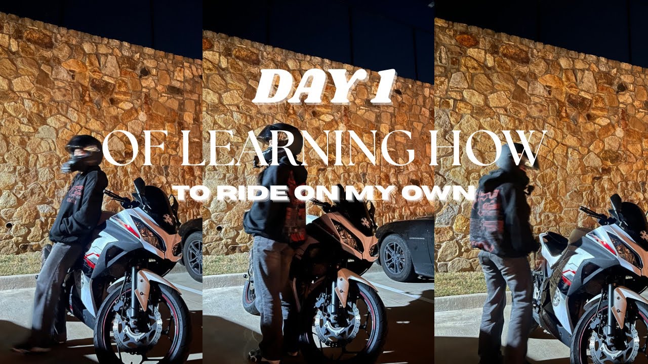 Day 1 of Learning How To Ride On My Own | Riding Series