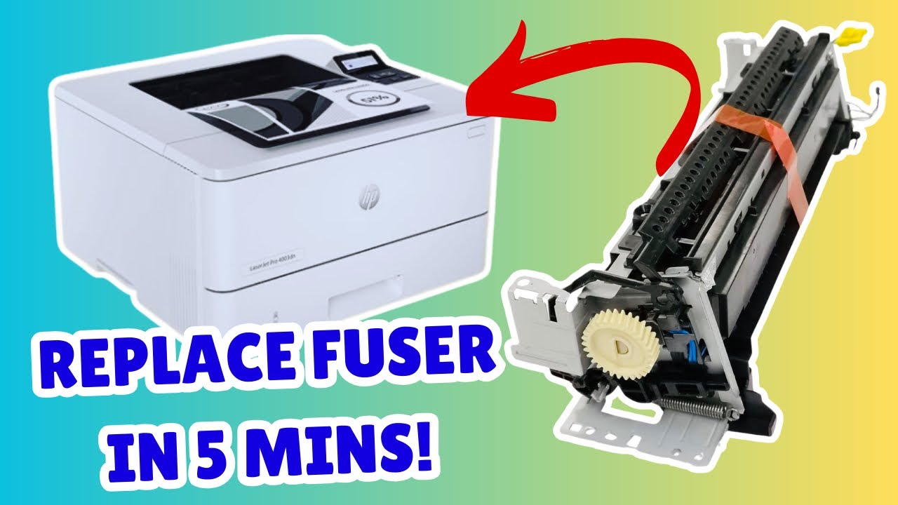 How to Remove and Replace Fuser Unit in HP LaserJet Pro 4003dn | Step-by-Step Printer Repair Guide