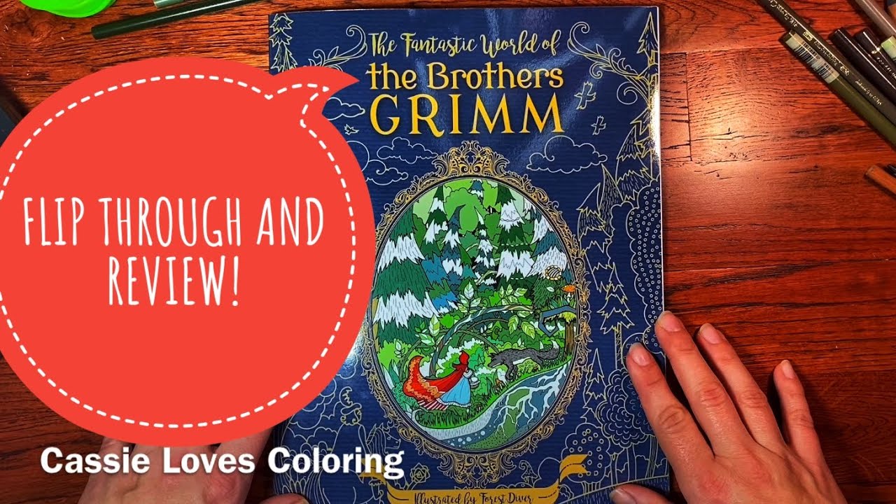 Coloring Book Flip Through: The Brothers Grimm