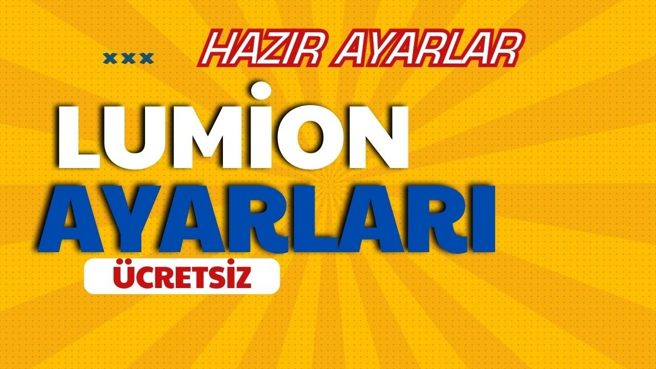 Lumion Dış Mekan Render AYARLARI