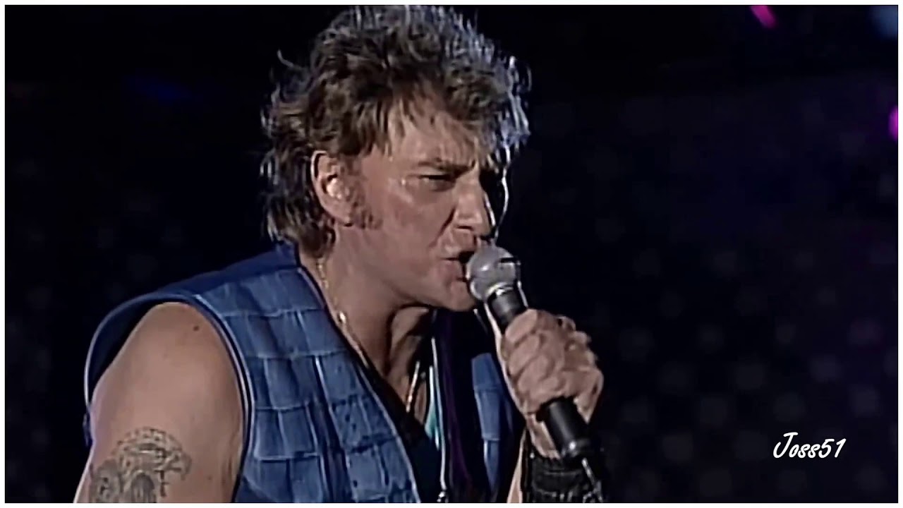 Johnny Hallyday &hearts;Que je t'aime&hearts; Live Parc Des Princes 1993 HD