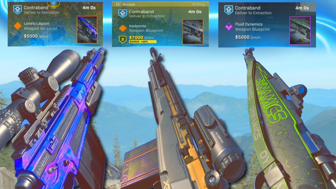 All Three Contraband Weapon Blueprints You Can Find In Warzone