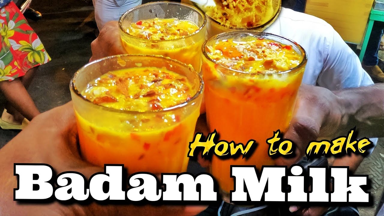 How to Make  Badam Milk | Aluthkade Street Food | Foods | Mawathe-මාවතේ