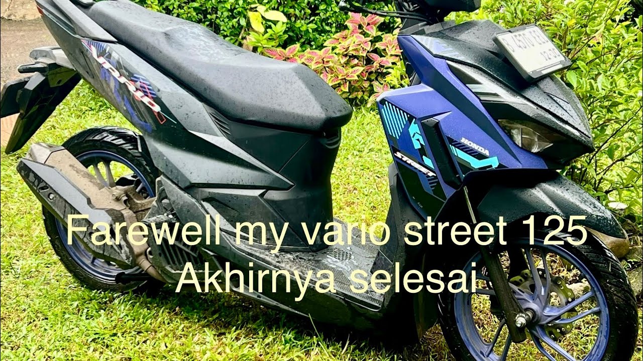 Review terakhir honda vario street 125, akhirnya selesai juga miringnya spakbor belakang ☺️