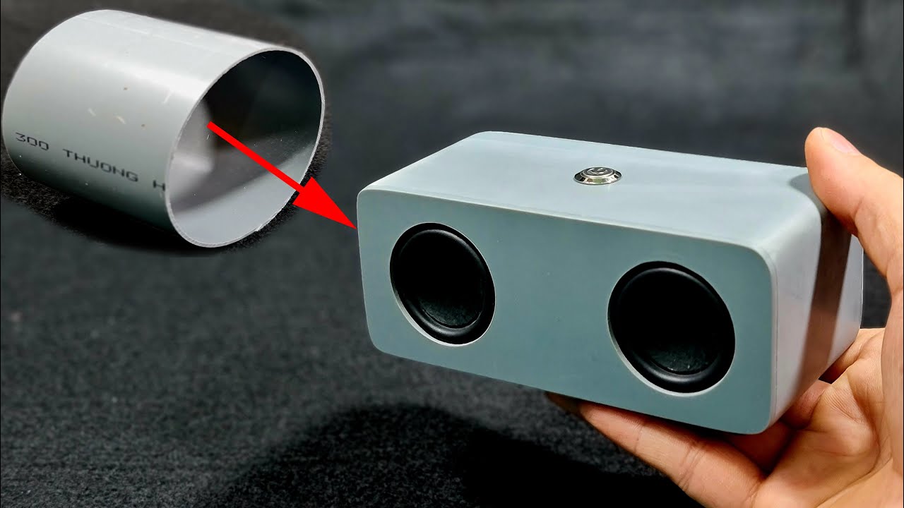 Build A Bluetooth Speaker Using PVC Pipe