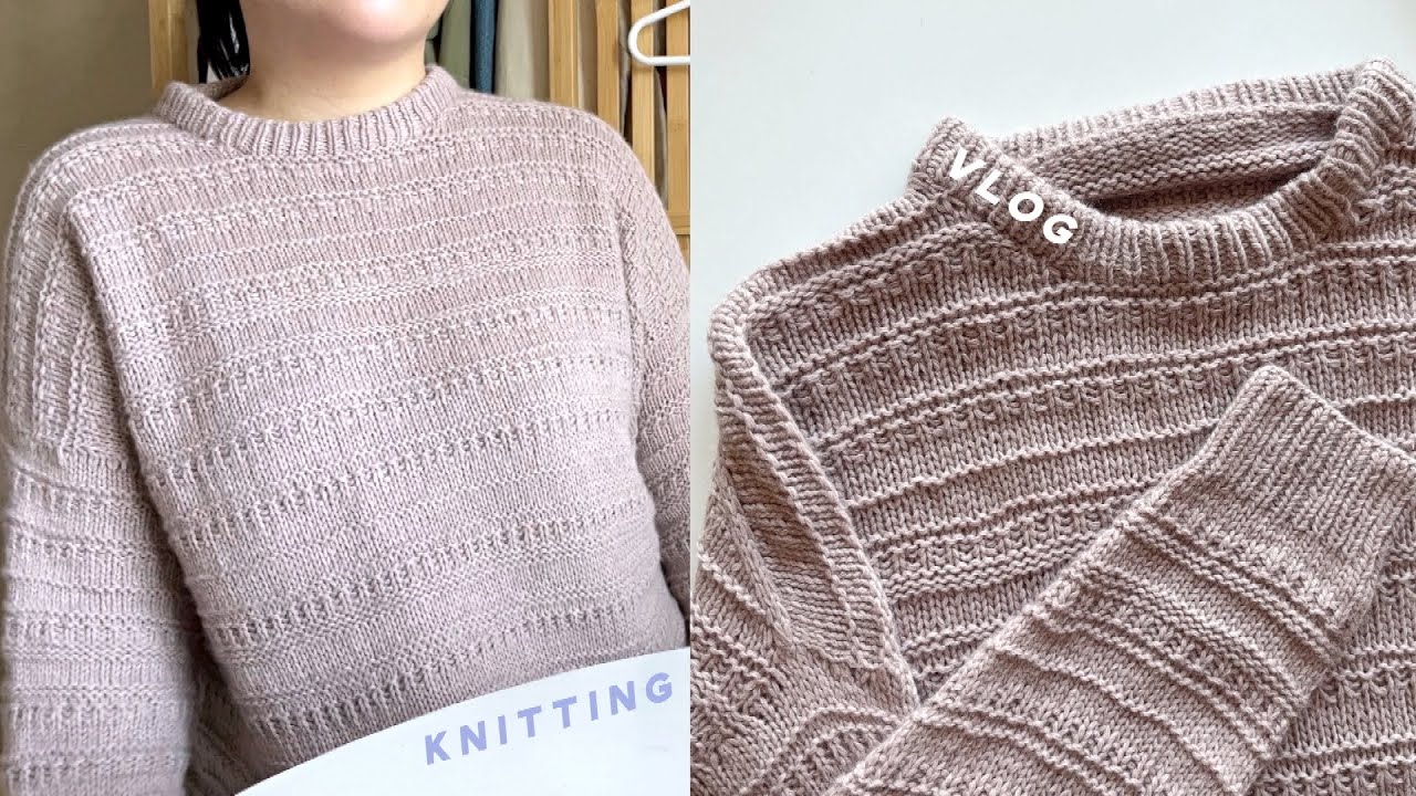 🍇첫 영문도안 도전기! 마페띵 18번스웨터/라라뜨개 캐시5/마이페이보릿띵스My Favourite Things Sweater  No.18/뜨개브이로그/knittingvlog
