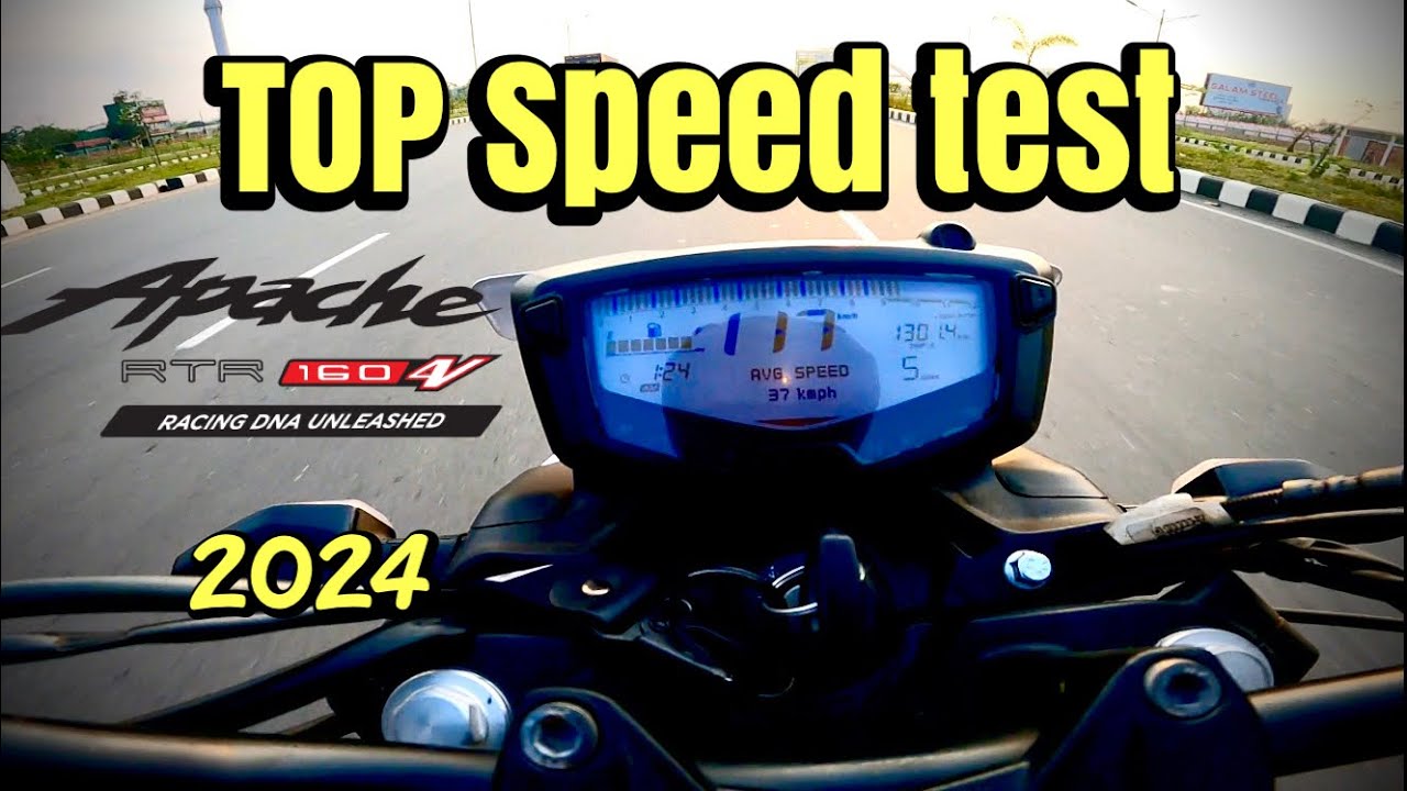 Apache RTR 160 4v Top Speed Test | X Connect Abs | Shakib Zeshan | 2024