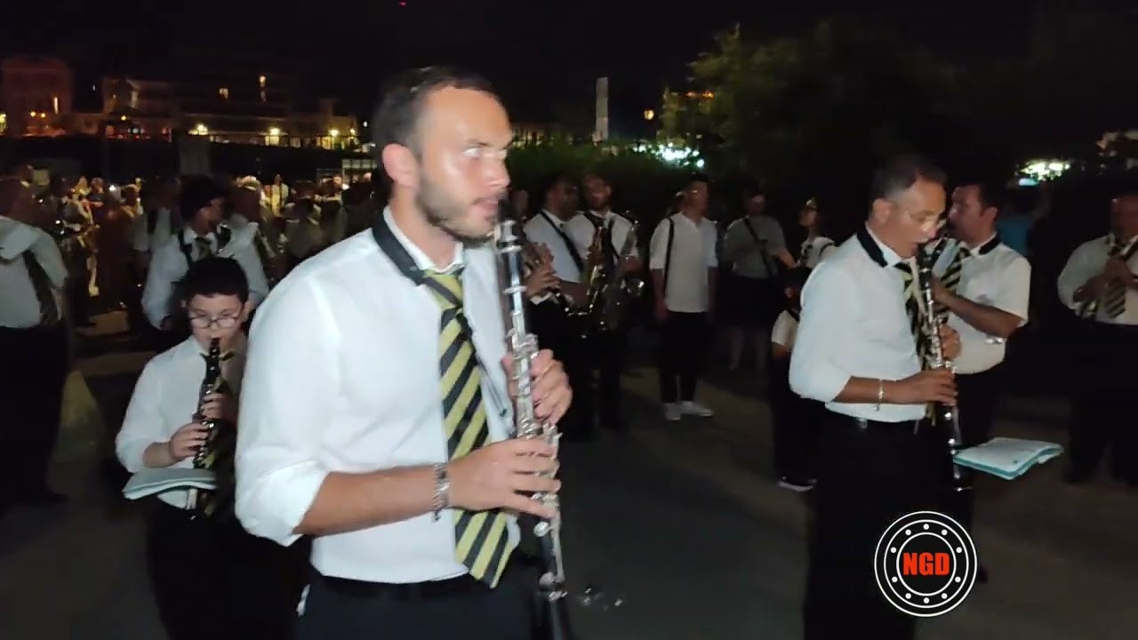 Marcia Montemario Banda Filarmonica Bitontina 21/7/24 Bitonto Processione S Maria del Carmine