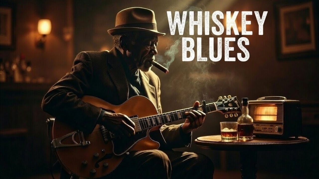 Midnight Whiskey Blues 🥃 | Dark Cinematic Blues for Late-Night Souls 🌙