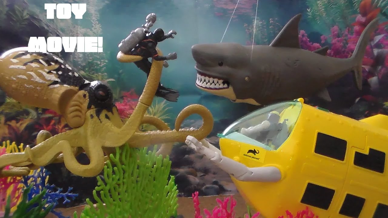 Ocean Quest Octopus Rescue Mission Ocean Toy MOVIE! Toy Movie Animation!