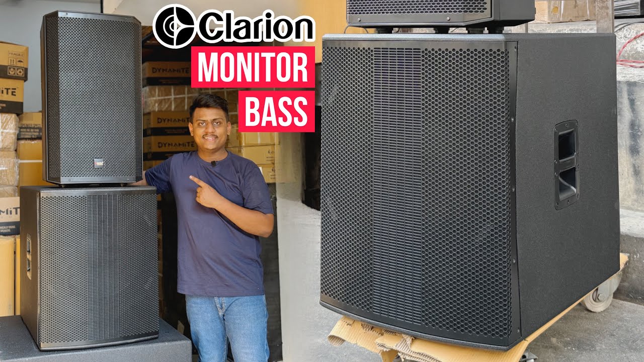 Mini DJ Setup/Dj Monitor/Dj Bass From Clarion Audio