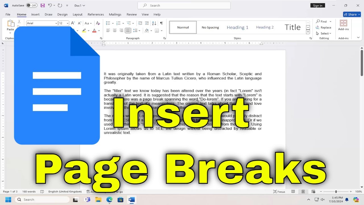 How to Insert Page Breaks in Microsoft Word [Guide]