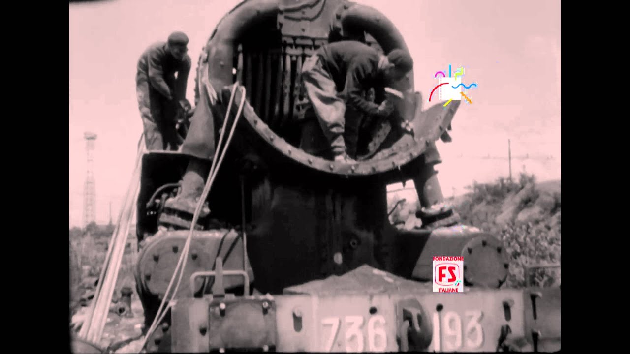 Demolizione locomotiva a vapore