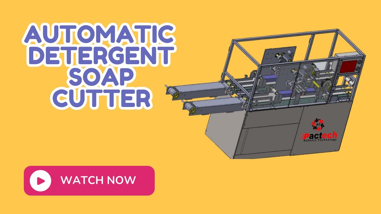 High-Speed Detergent Soap Cutter | 240 Cuts/Minute | Servo Based | Multi Track with Logo Embossing